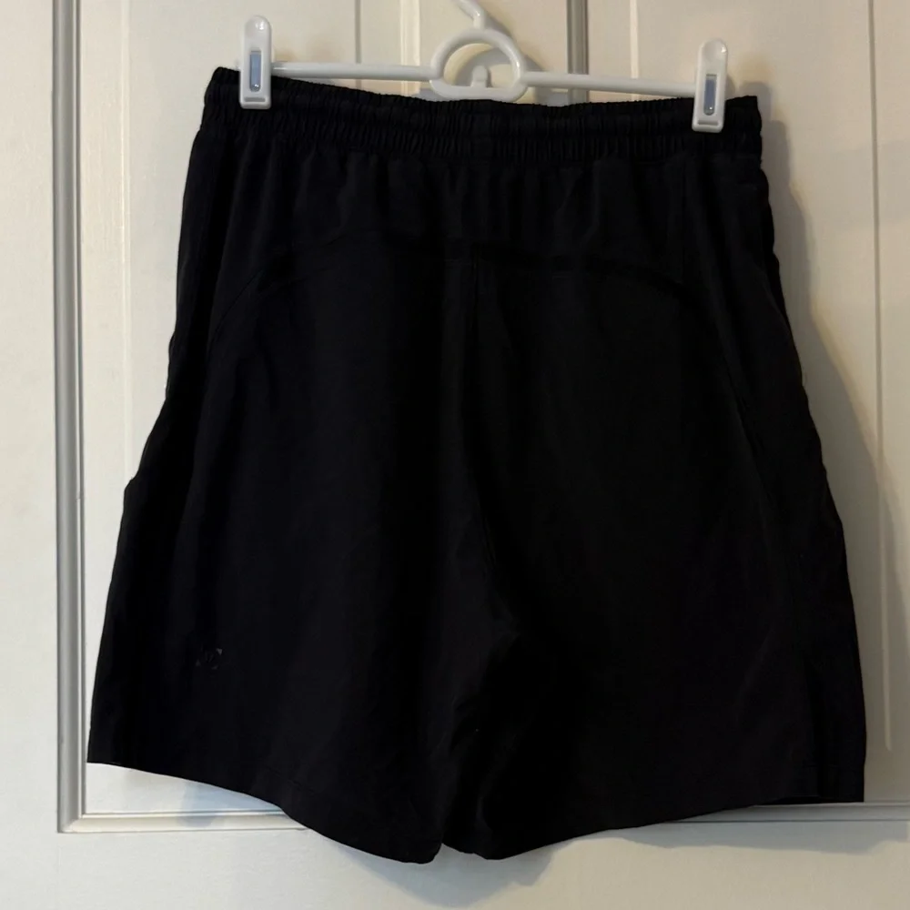 Lululemon Pace Breaker Black Athletic Shorts 7” - Picture 2 of 5